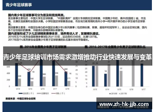 青少年足球培训市场需求激增推动行业快速发展与变革